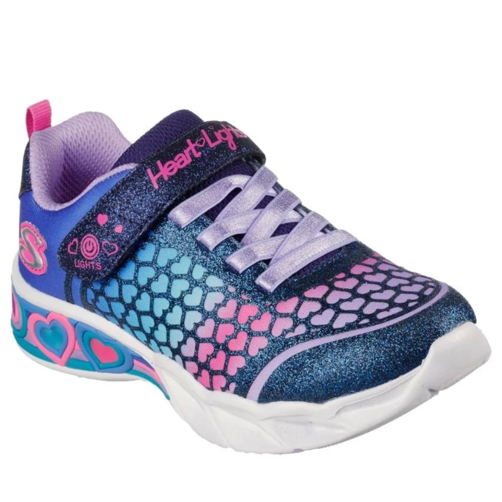 Skechers Kids' Heart Lights: Sweetheart Lights - Lovely Colors Girls Size 3 - Picture 2 of 13